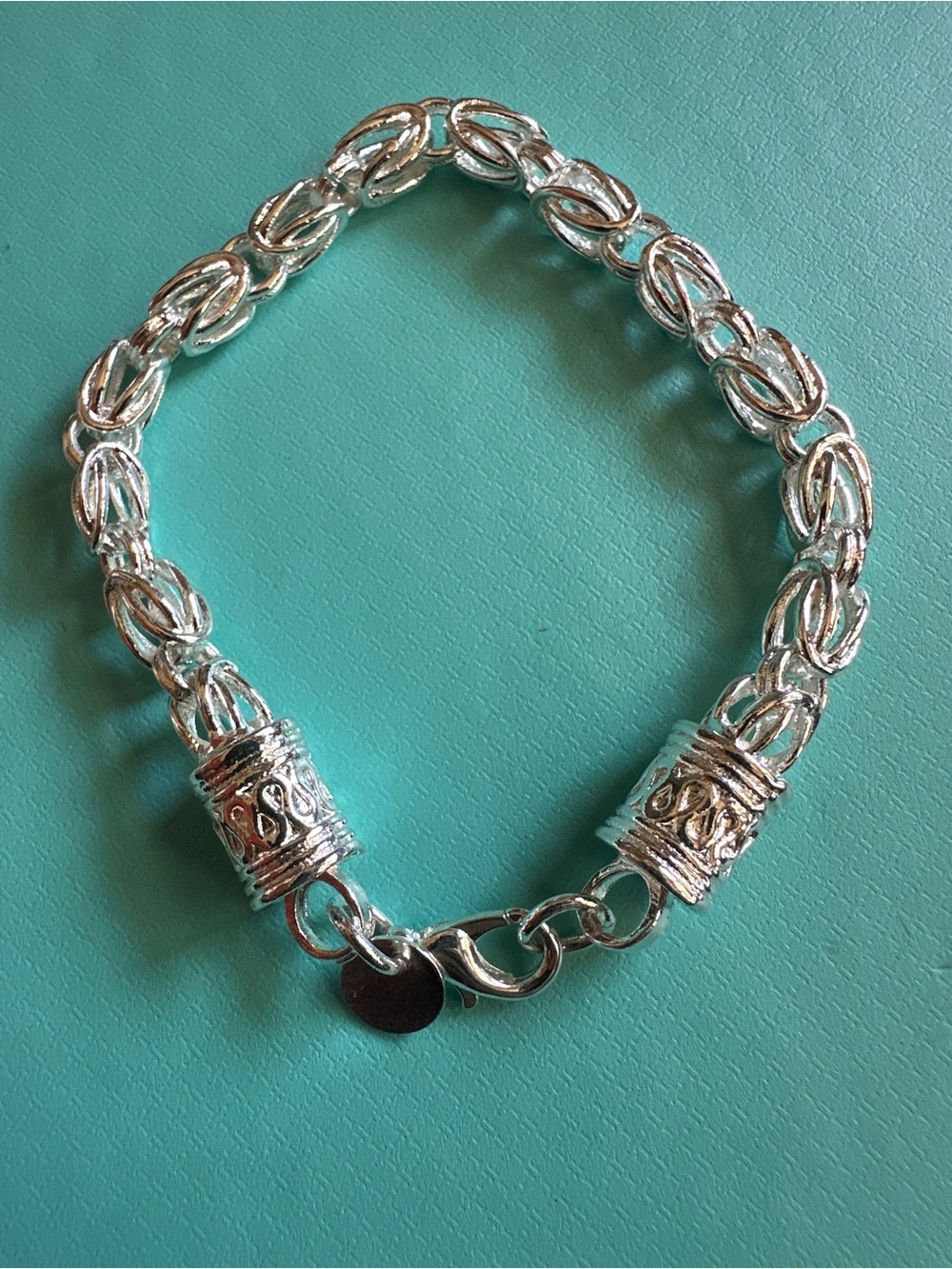 Vintage Stackable Byzantine Link Bracelet